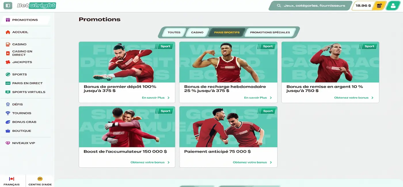 Betalright online sportsbook